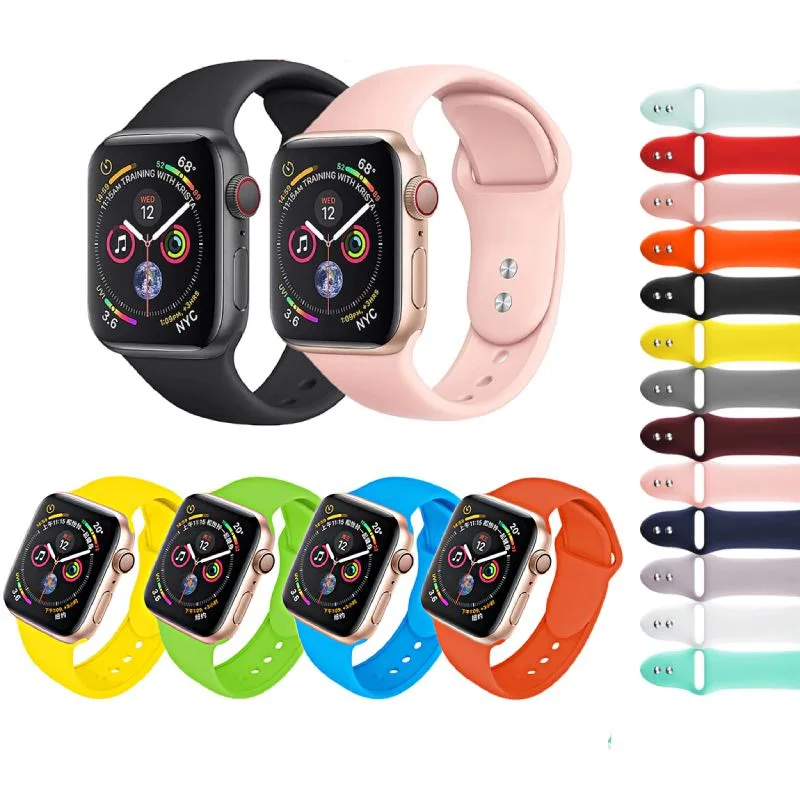 Cinturino in silicone per Apple Watch 38/40mm (Nuovo), fotografia 2