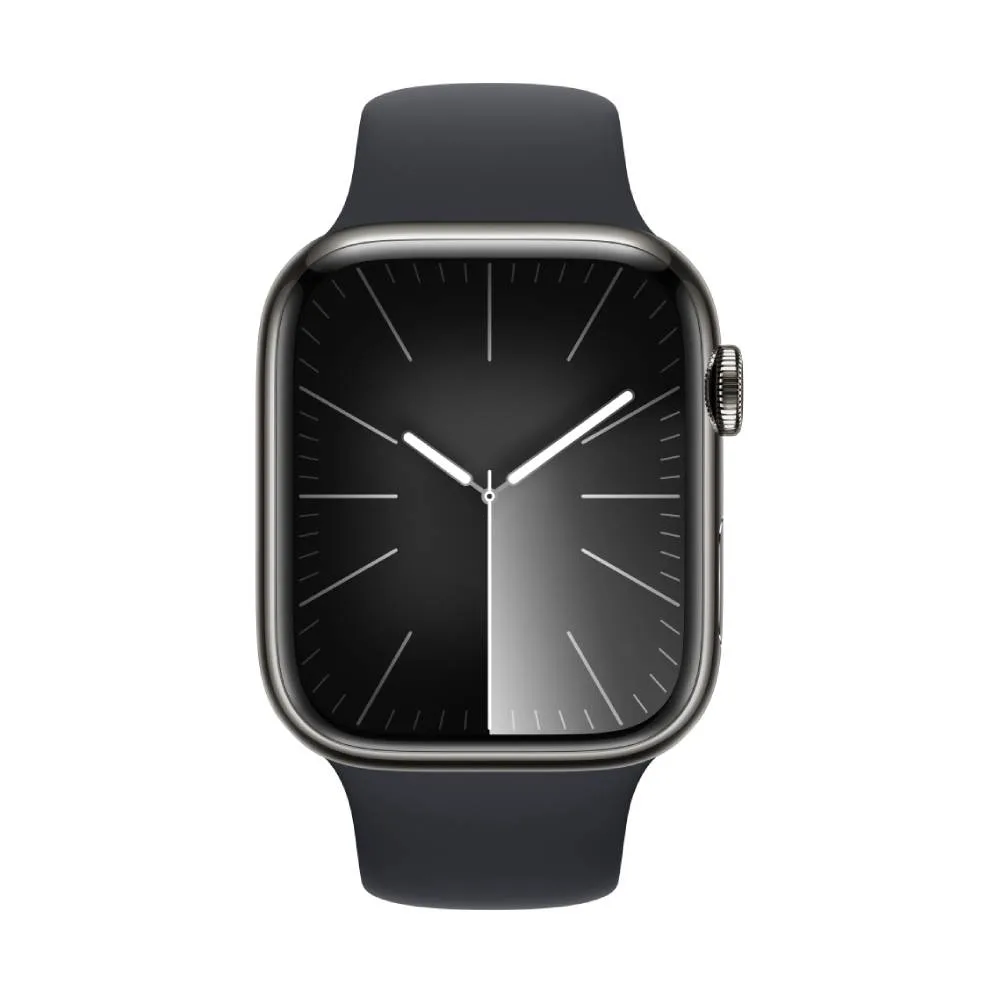 Apple Watch Series 7 (2021) Acciaio inossidabile, 41mm, Grafite, fotografia 2