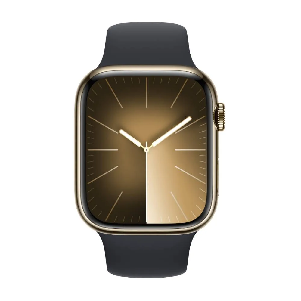 Apple Watch (Series 7, 41mm, Acciaio inossidabile) Ricondizionato – Oro, fotografia 4
