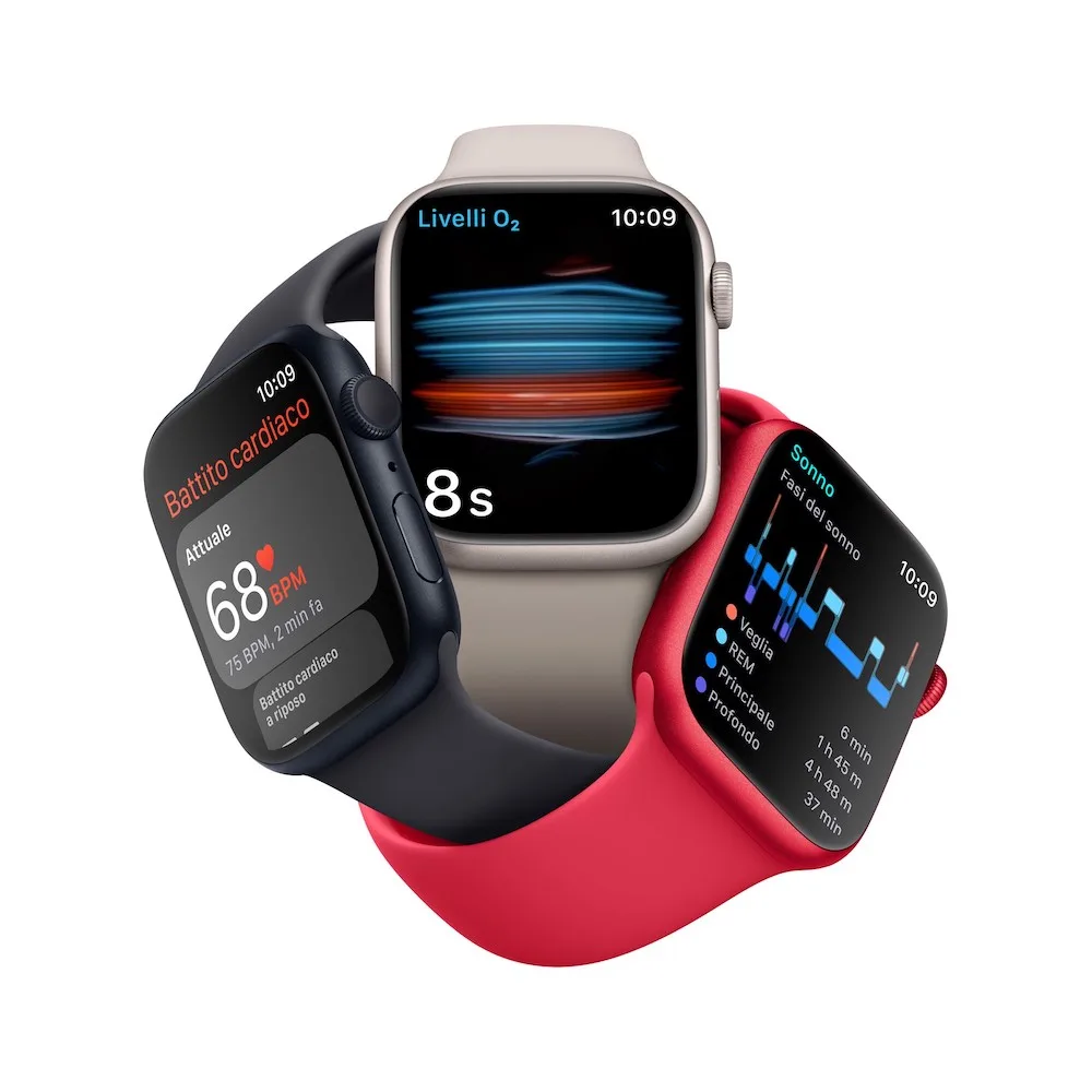 Apple Watch Series 9 (2023) 41mm, Rosso, fotografia 3