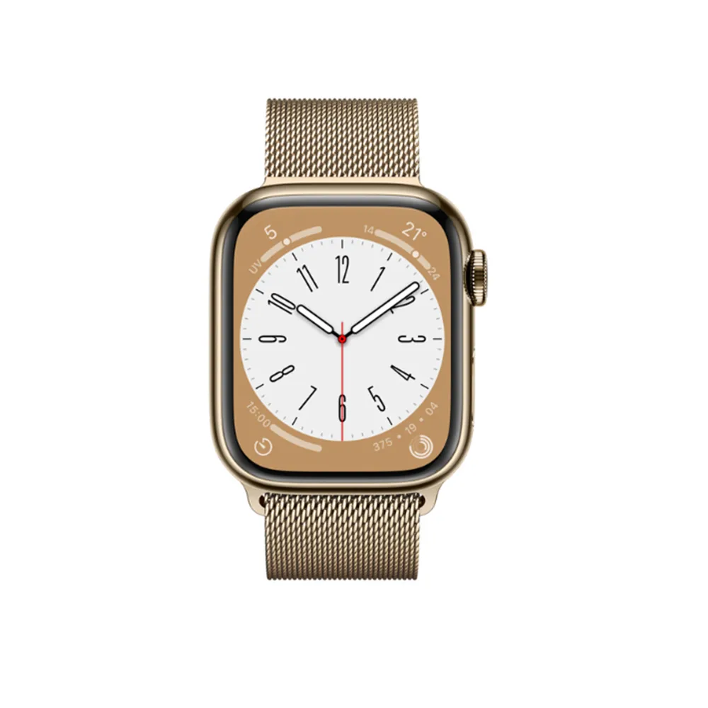 Apple Watch (Series 8, Acciaio, 41mm) Ricondizionato - Oro, fotografia 2