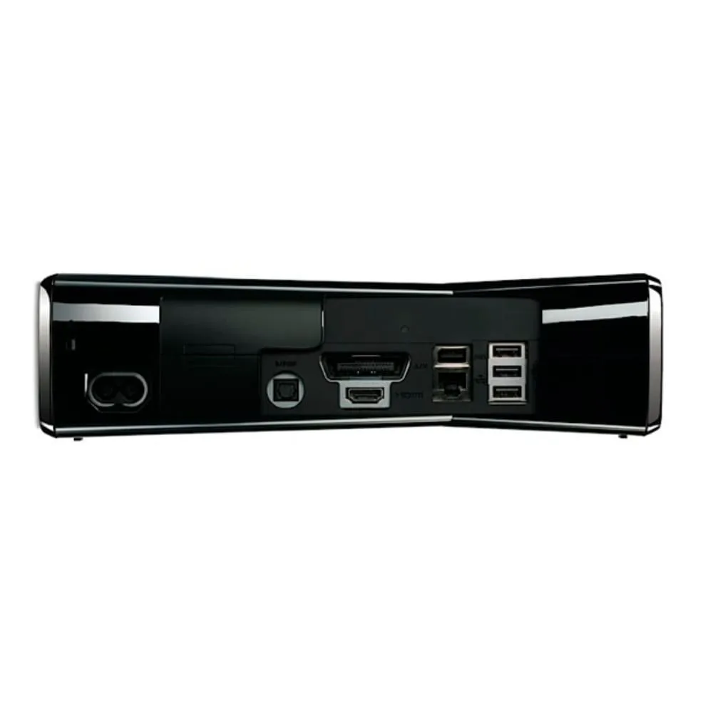 Microsoft Xbox 360 Slim (Nero, 250GB) Ricondizionato, fotografia 3