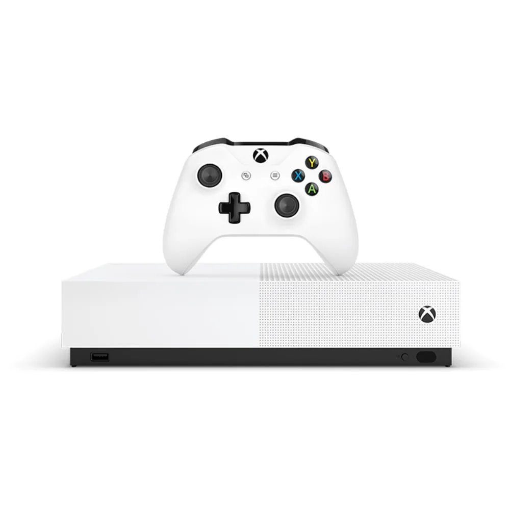 Microsoft Xbox One S All Digital (Bianco, 500GB) Ricondizionato, fotografia 2