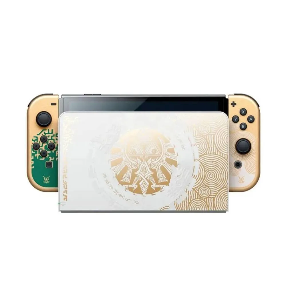 Nintendo Switch OLED 64GB (7 pollici, versione Zelda Tears of the Kingdom) Ricondizionato, fotografia 5