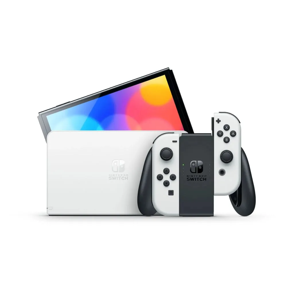Nintendo Switch OLED 64GB (7 pollici, Bianco) Ricondizionato, fotografia 4