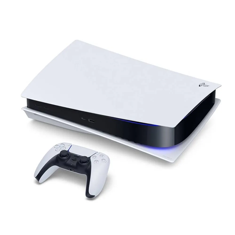 Sony console PlayStation 5 Digital Edition (Bianco, 825GB) - Ricondizionato, fotografia 3