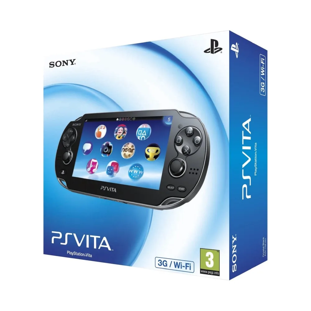 Sony PlayStation Vita (PS VITA 4GB, Crystal Black, WiFi + 3G) Ricondizionato, fotografia 4