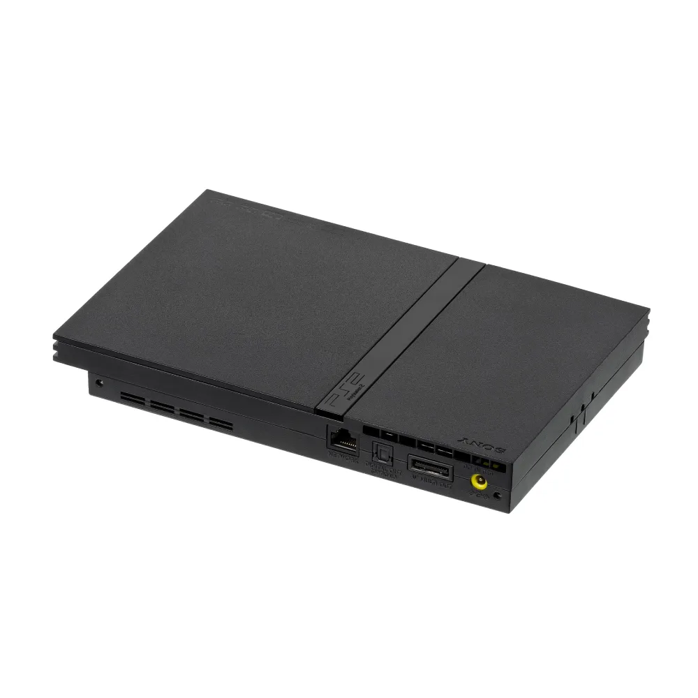 Sony PlayStation 2 Slim (Nero, 8GB) Ricondizionato, fotografia 2
