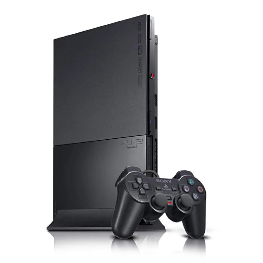Sony PlayStation 2 Slim (Nero, 8GB) Ricondizionato