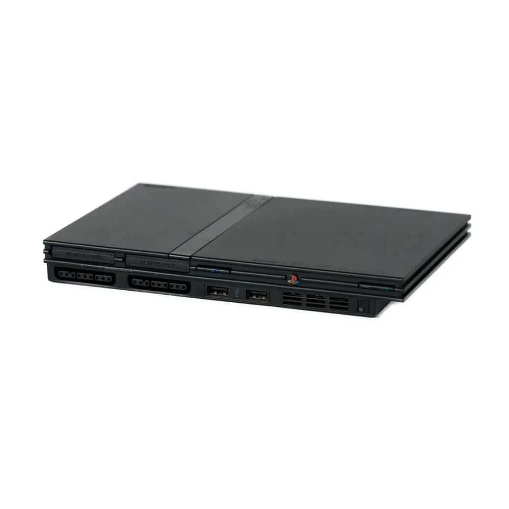 Sony PlayStation 2 Slim (Nero, 8GB) Ricondizionato, fotografia 3