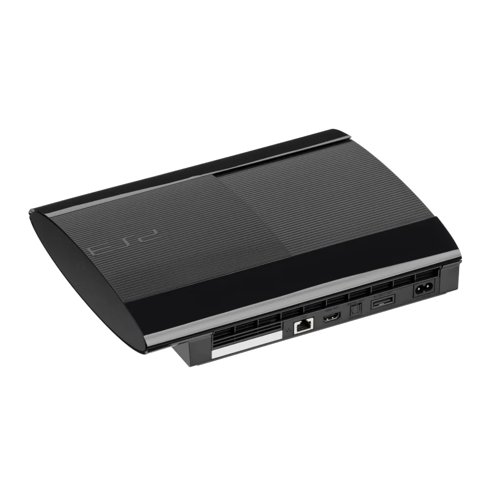 Sony PlayStation 3 Super Slim (Nero, 500GB) Ricondizionato, fotografia 3