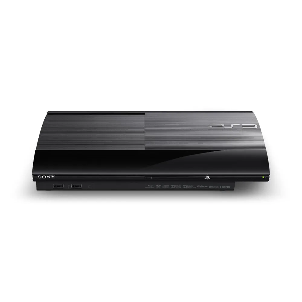 Sony PlayStation 3 Super Slim (Nero, 500GB) Ricondizionato, fotografia 2