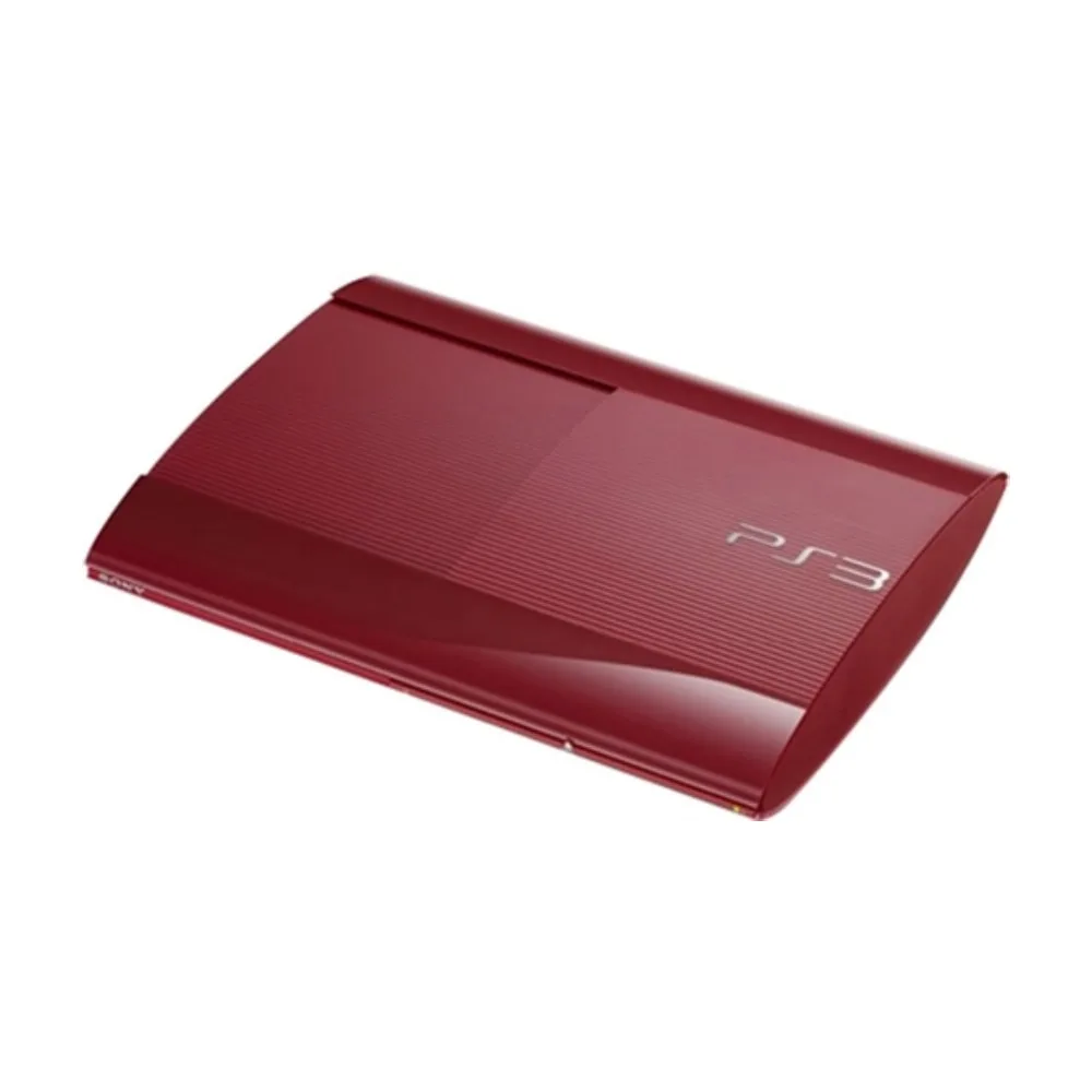 Sony PlayStation 3 Super Slim (Rosso, 500GB) Ricondizionato, fotografia 2