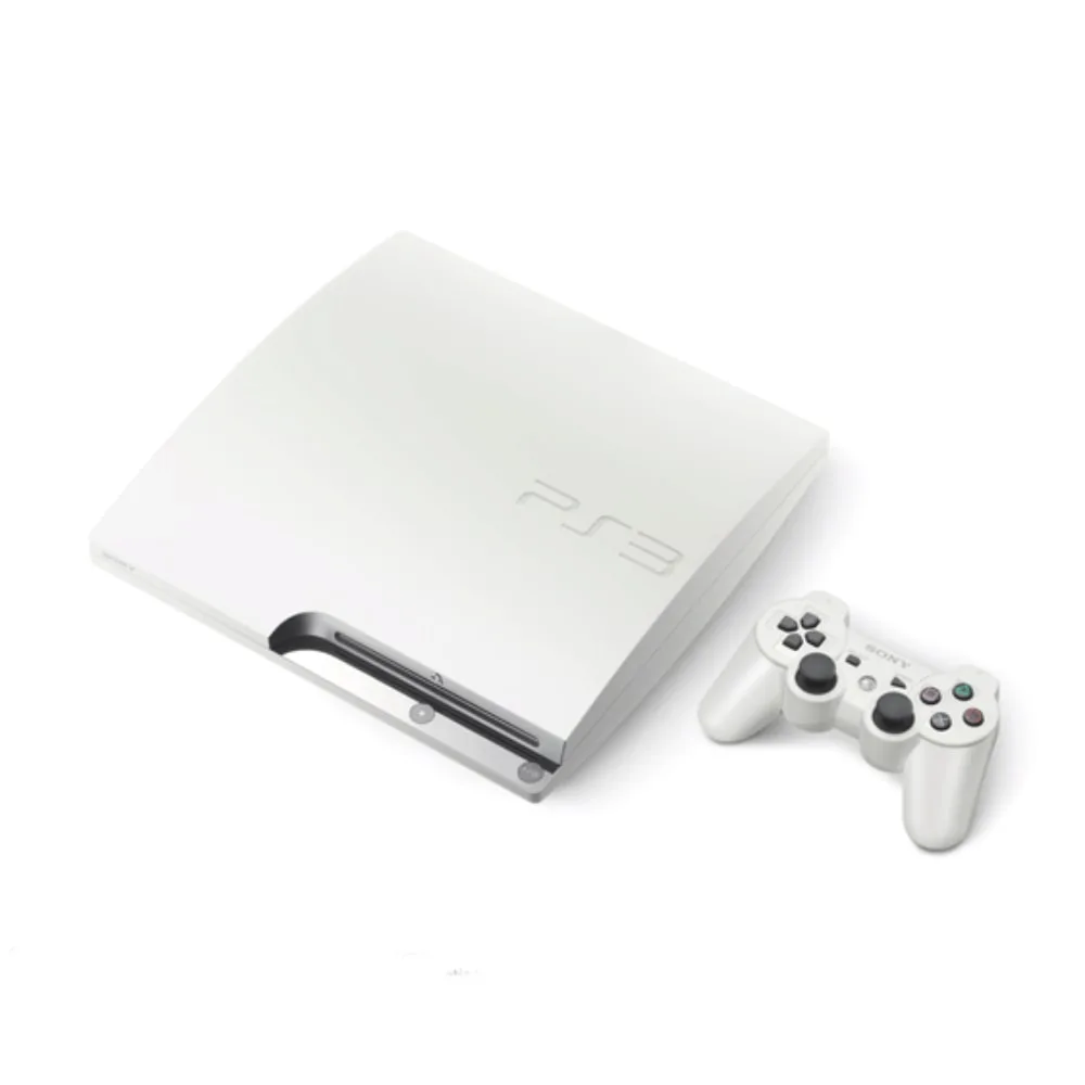 Sony PlayStation 3 Slim (Bianco, 320GB) Ricondizionato, fotografia 2