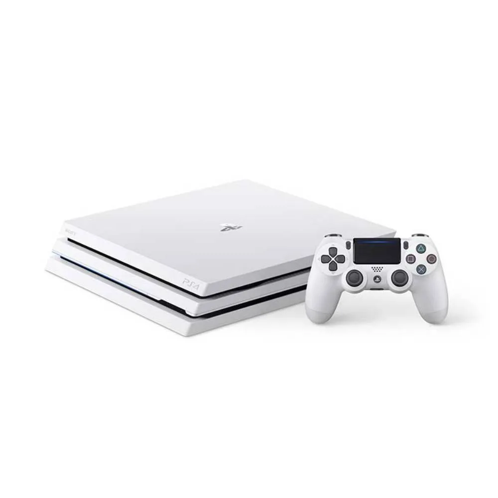 Sony PlayStation 4 Pro (Bianco, 1000GB) Ricondizionato, fotografia 2