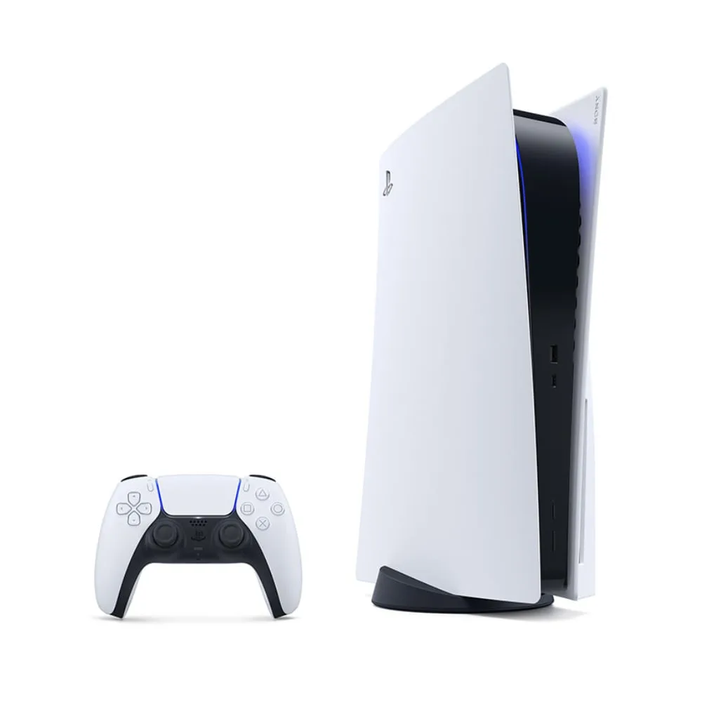 Sony console PlayStation 5 Standard Blu-Ray Disc (Bianco, 825GB) - Ricondizionato, fotografia 2