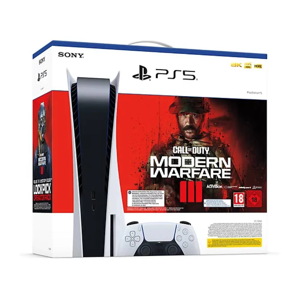Sony console PlayStation 5 Standard + Call Of Duty Modern Warfare 3, fotografia 2