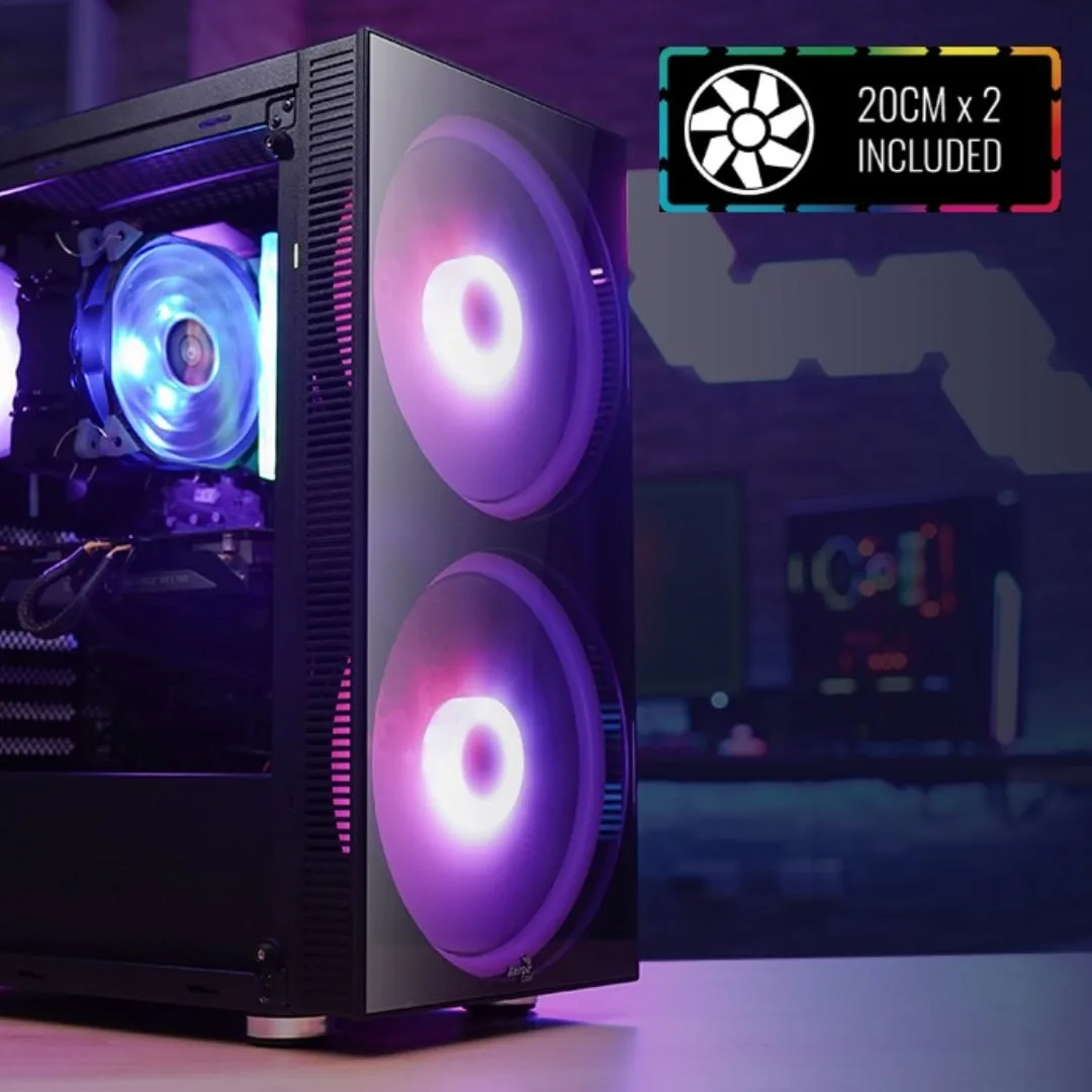 PC Gaming Assemblato Ricondizionato Aerocool (Ryzen 5 6-Core, 32GB, RTX 3070 8GB, 2TB SSD) – Windows 11 Pro, fotografia 3