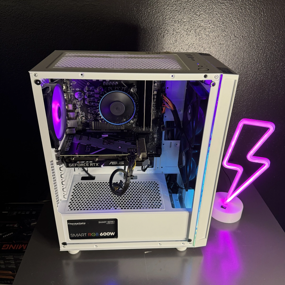 PC Gaming MSI (Intel i3 12100f 4-core, Radeon RX 6600 8GB, 16GB RAM, 1.5TB) - Windows 11 - Nuovo, fotografia 3