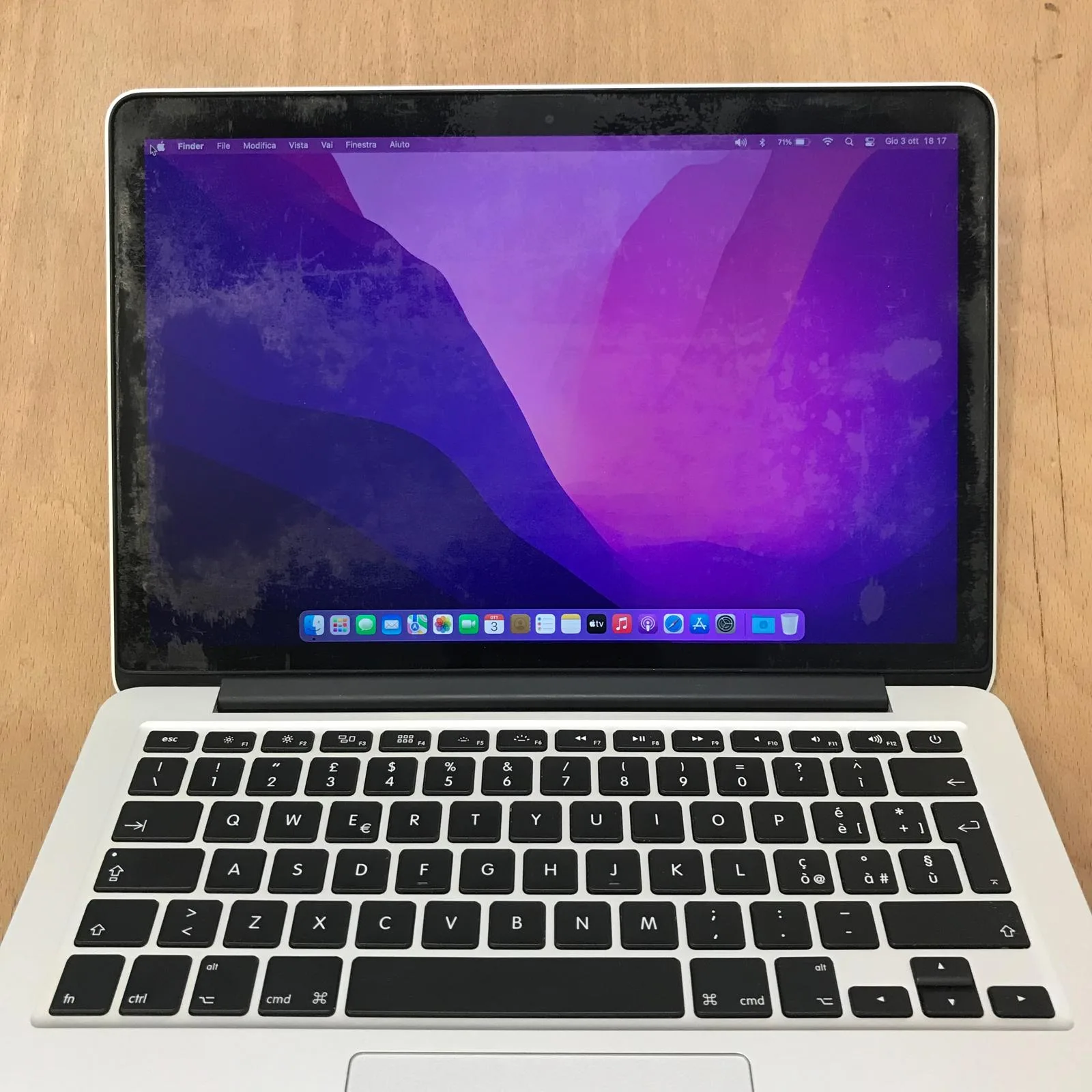 Apple MacBook Pro 13 pollici (2015) i5 2.7 GHz 2-Core, Display Retina - [Antiriflesso rovinato], fotografia 4