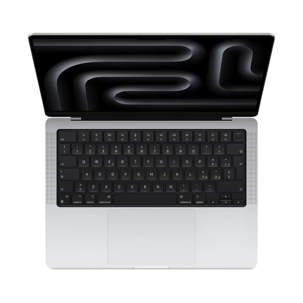 Apple MacBook Pro 14 pollici (2025) M5 10‑core, GPU 10‑core, Argento, fotografia 2