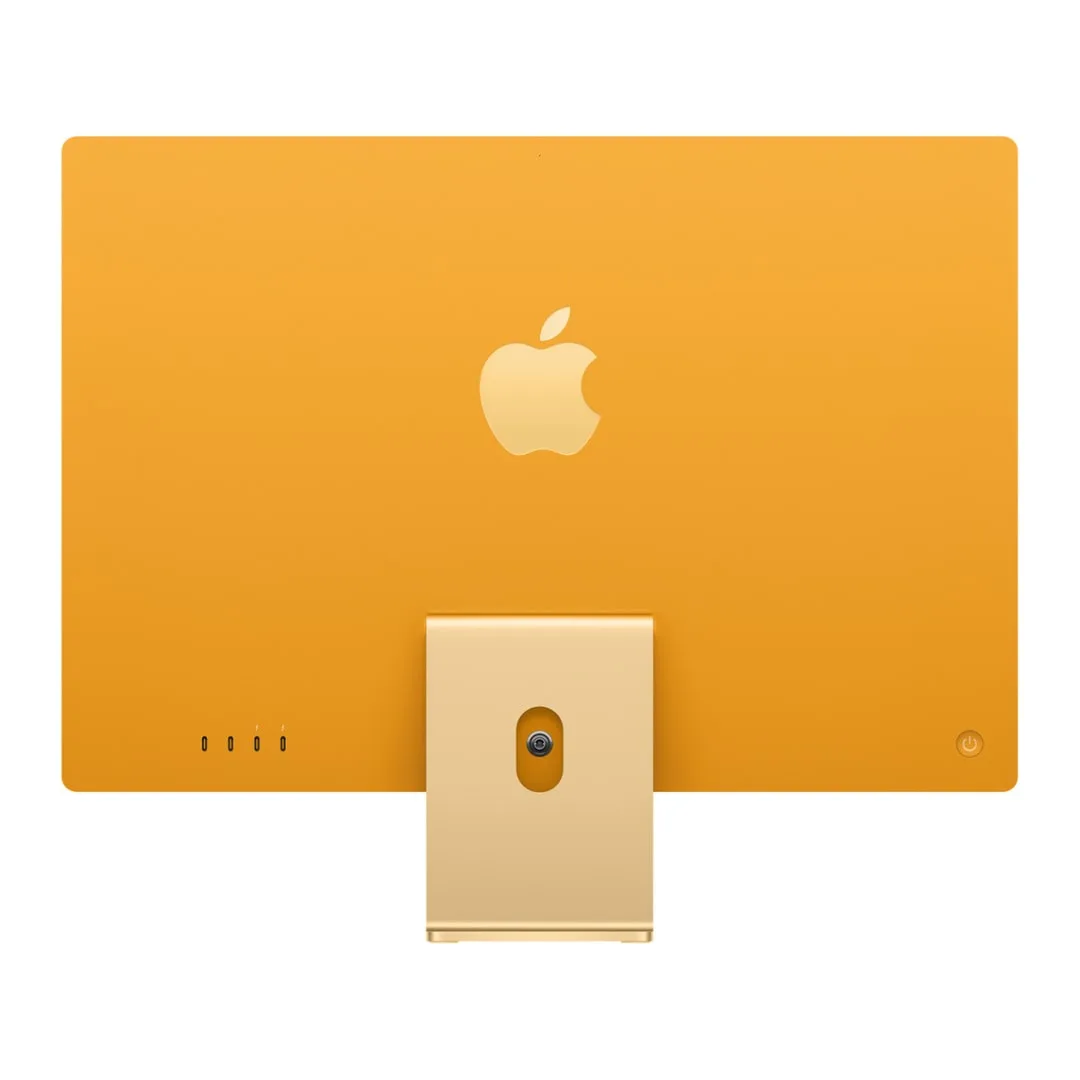 Apple iMac 24 pollici (2023) M3 8-Core, 4 porte Thunderbolt, Giallo, fotografia 3