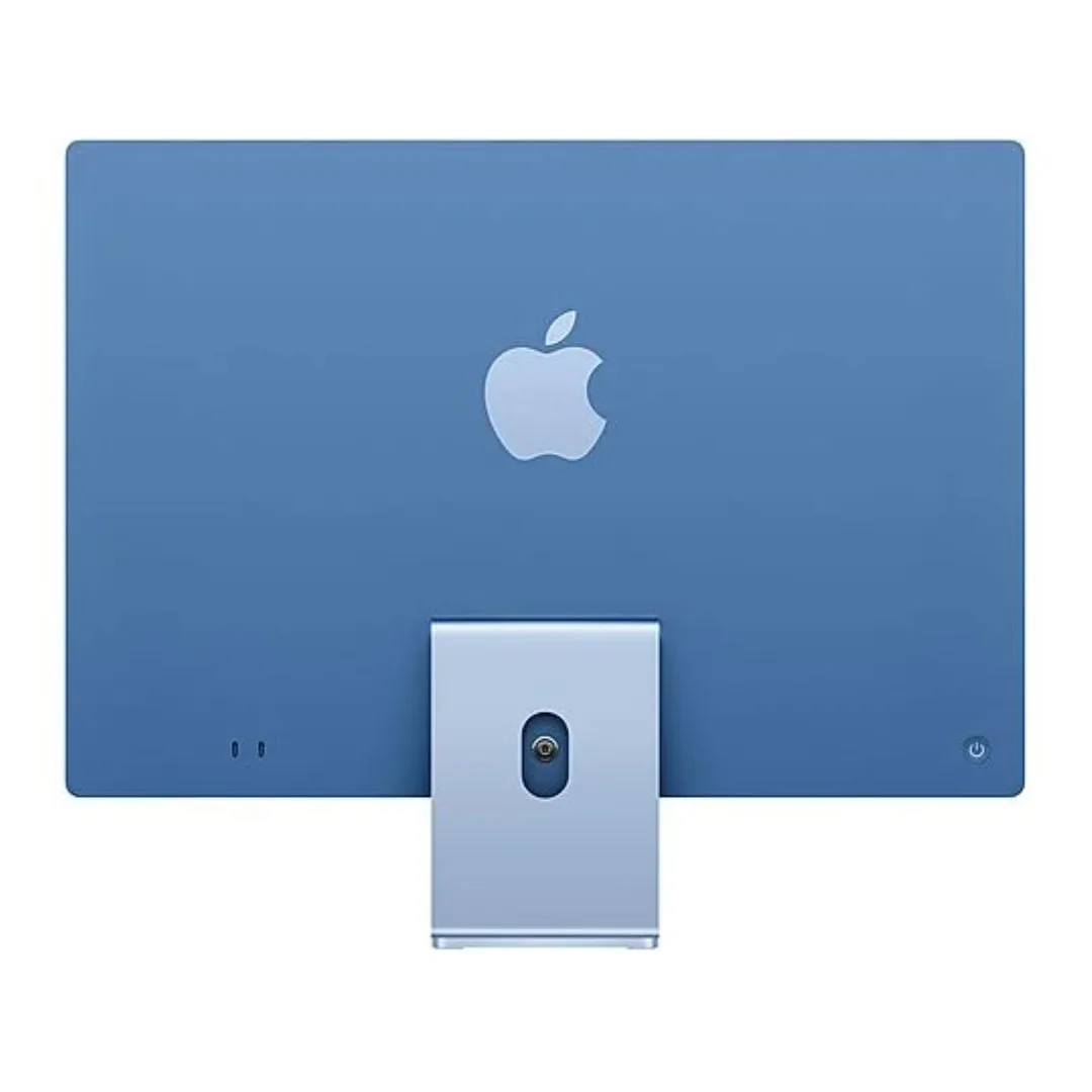 Apple iMac 24 pollici (2024) M4 10-Core, GPU 8-Core, 4 porte Thunderbolt, Blu, fotografia 2