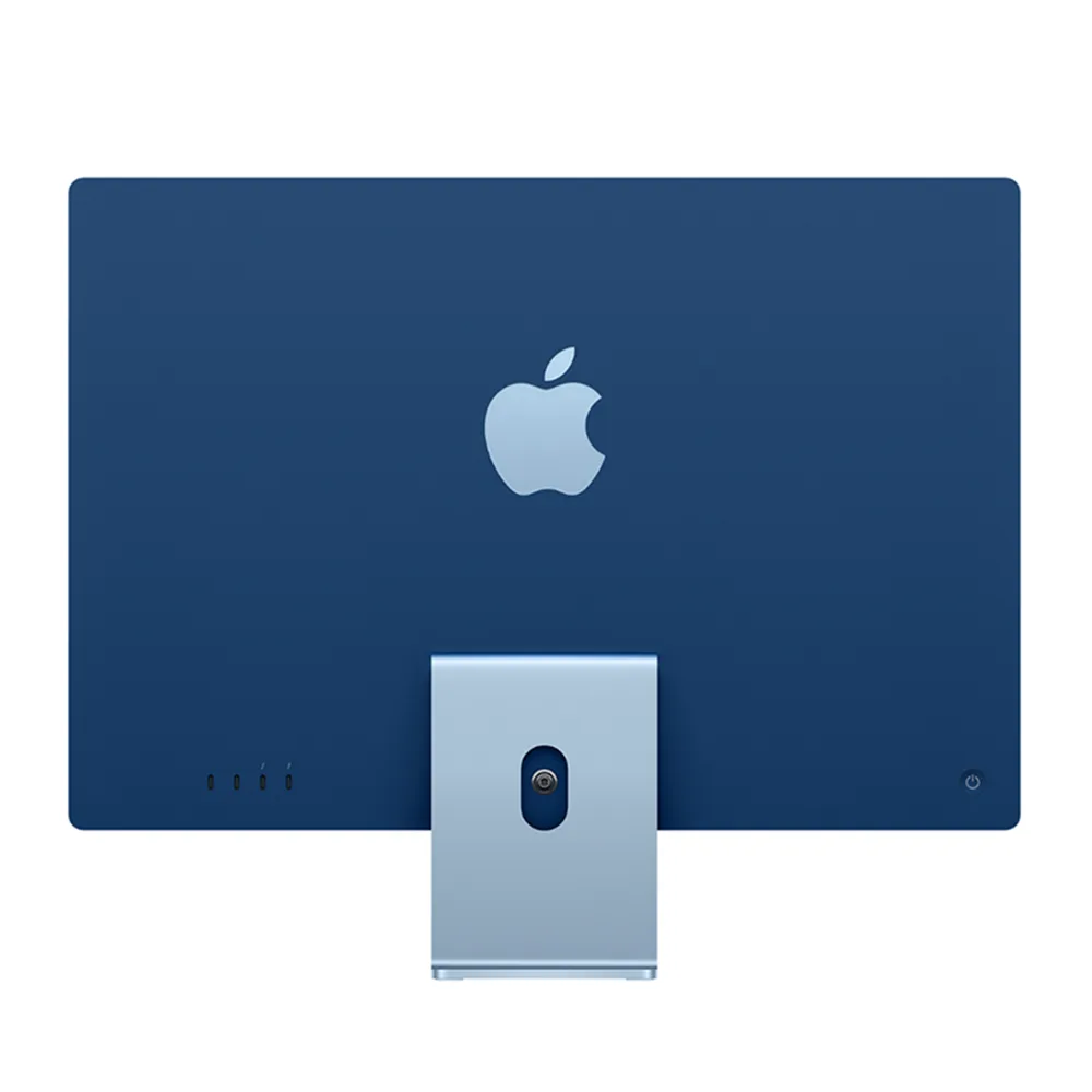 Apple iMac 24 pollici (2021) M1 8-Core, 2 porte Thunderbolt, Blu, fotografia 2