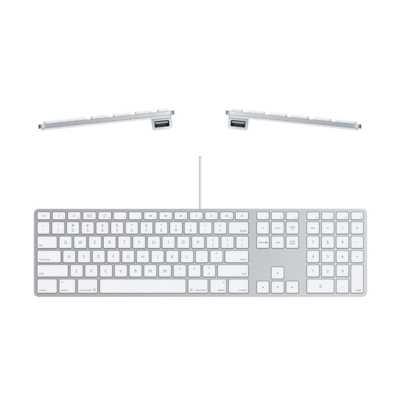 Apple Keyboard USB (Alluminio) estesa con pad numerico (Ricondizionato)
