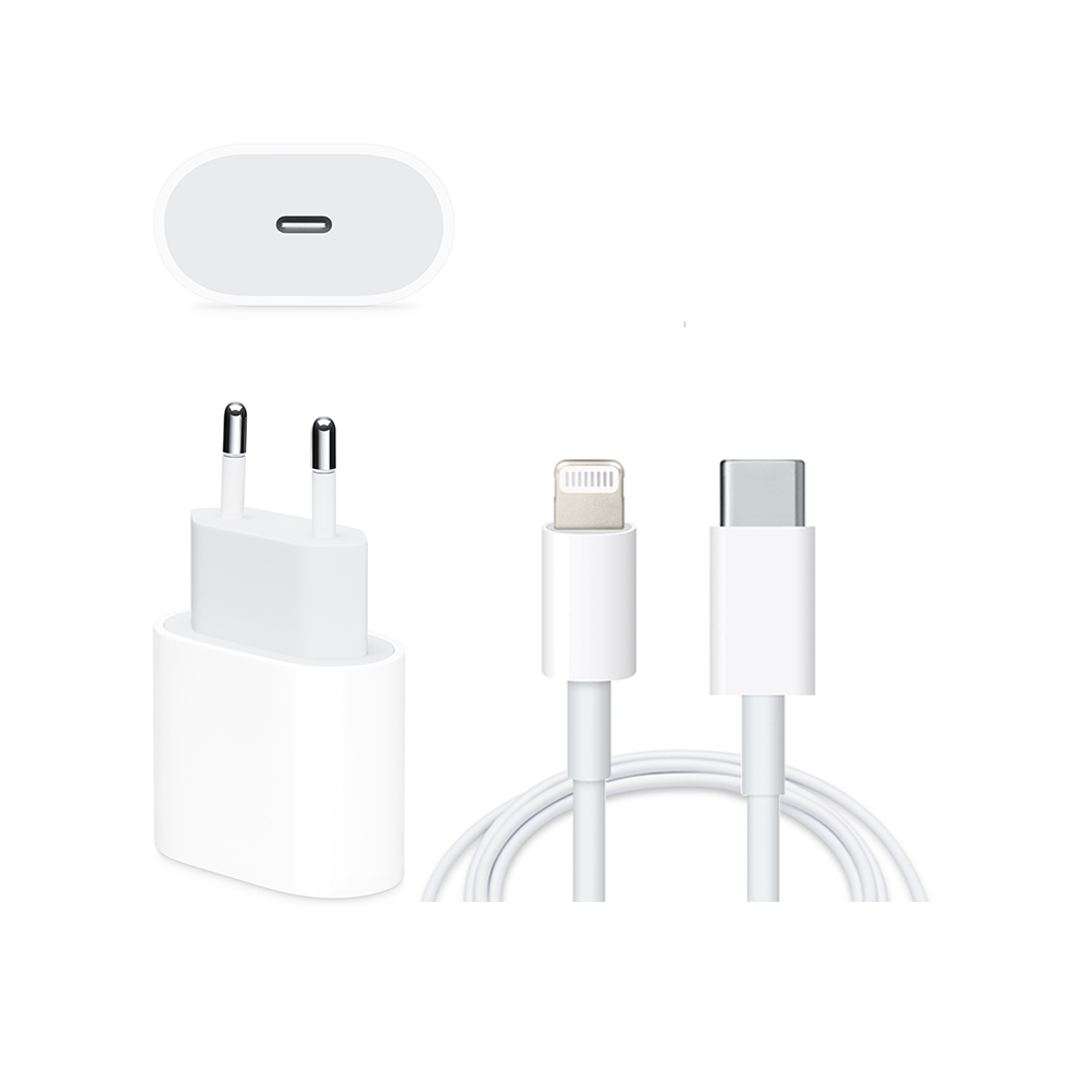 Cargador Rápido Original De Apple 20W USB Tipo C Enchufe De La Ue