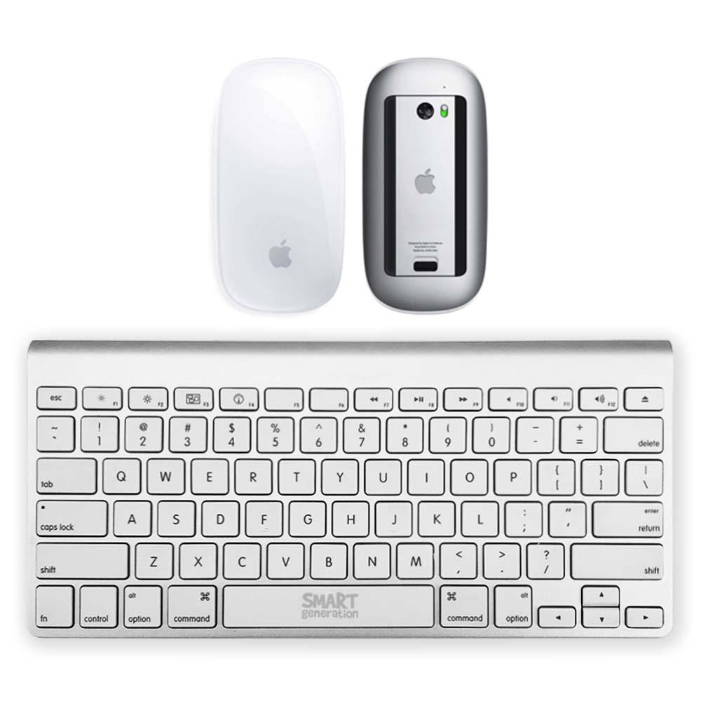 Apple Magic Mouse + Magic Keyboard (1a Generazione) versione con pile (Ricondizionato)
