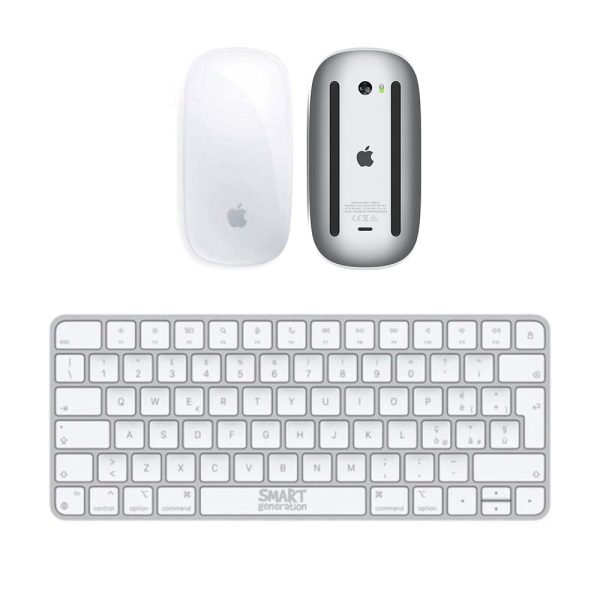 Apple Magic Mouse + Magic Keyboard Argento con batteria integrata (3a Generazione, Ricondizionato)
