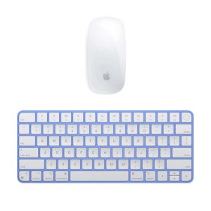 Apple Magic Mouse + Magic Keyboard con Touch ID Blu con batteria integrata (Ricondizionato)