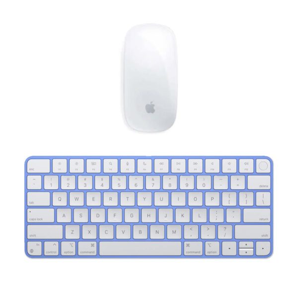 Apple Magic Mouse + Magic Keyboard con Touch ID Blu con batteria integrata (Ricondizionato)