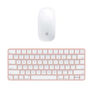 Apple Magic Mouse + Magic Keyboard Rosa con batteria integrata (Ricondizionato)
