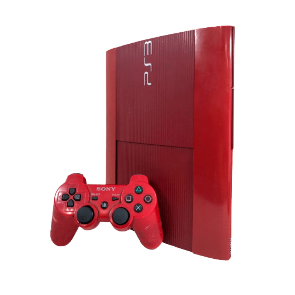Sony PlayStation 3 Super Slim (Rosso, 500GB) Ricondizionato