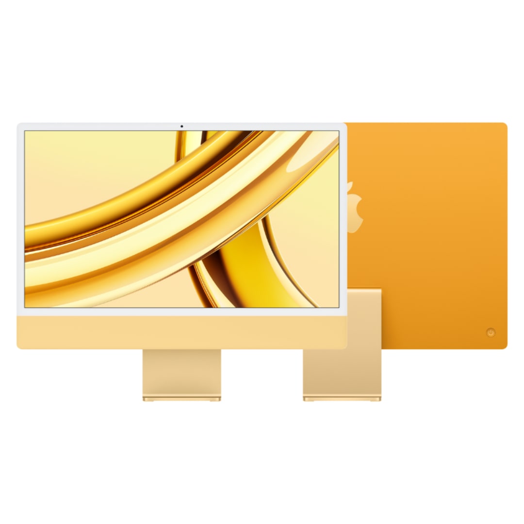 Apple iMac 24 pollici (2023) M3 8-Core, 4 porte Thunderbolt, Giallo - Image 4