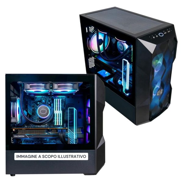 PC Gaming Assemblato (Ryzen 5 5500 6-Core, 16GB RAM, 1TB SSD, RTX 3060TI 8GB) - Windows 11 Pro - Image 3