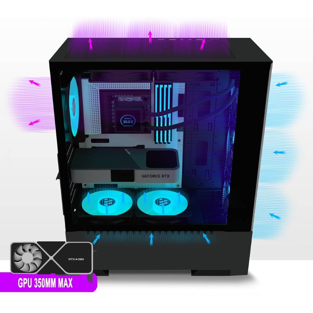 PC Gaming assemblato (Ryzen 7 8-Core, 48GB RAM, 2TB SSD, RTX 4060 Ti 8GB) - Windows 11 Pro - Image 4