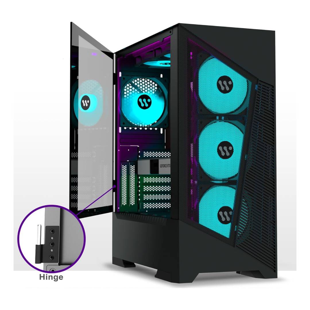 PC Gaming assemblato (Ryzen 7 8-Core, 48GB RAM, 2TB SSD, RTX 4060 Ti 8GB) - Windows 11 Pro - Image 2