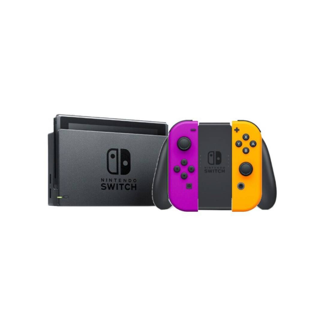 Nintendo Switch 32GB (6.2 pollici, Edizione Giallo/Viola) Ricondizionato - Image 3